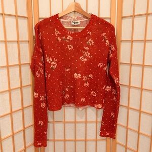 Show Me Your Mumu Cropped Varsity Sweater